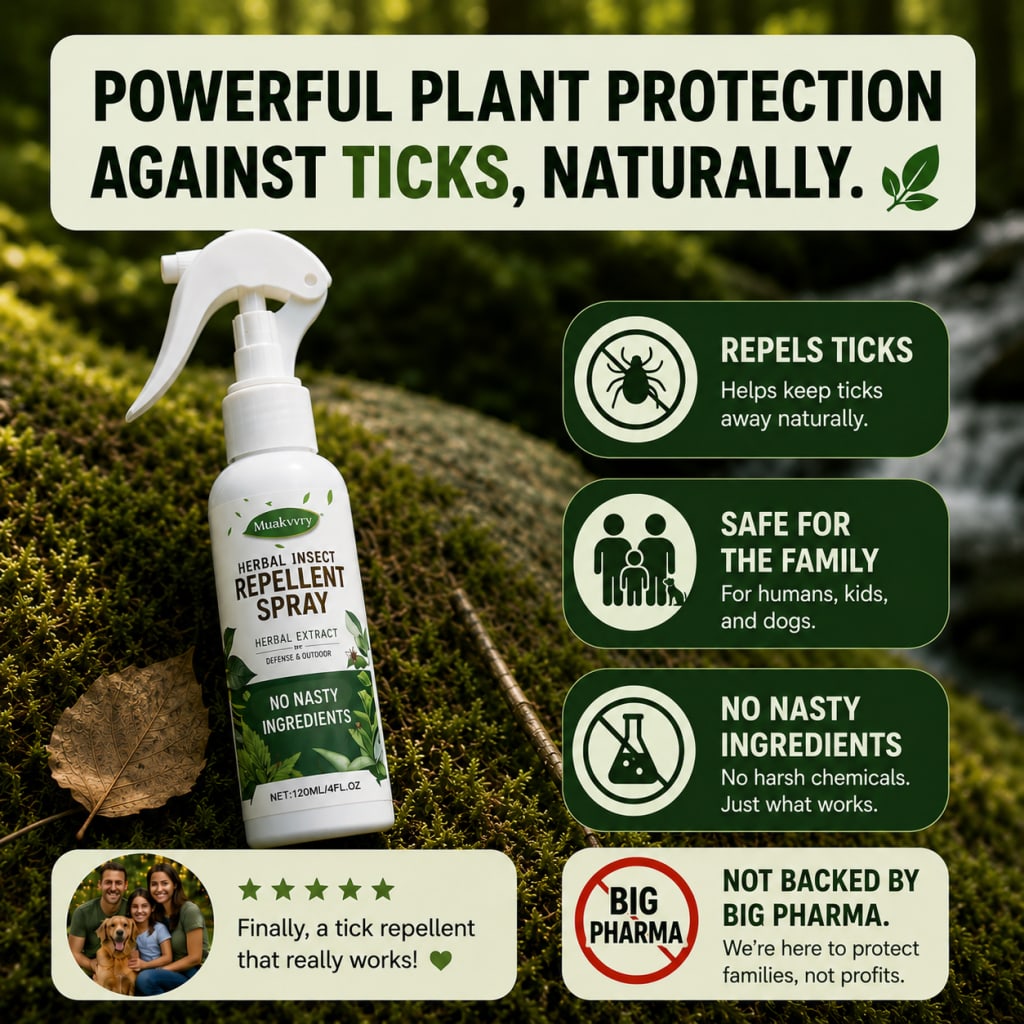 Herbal Tick Repellent Spray